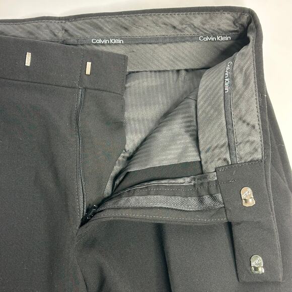 Calvin Klein Morgan Black Dress Pants Girls Size 14 Ankle Trousers Formal Career - Picture 9 of 12